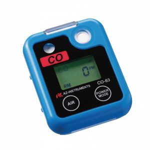 Detector Portátil Monogás CO com bateria recarregável, alarmes sonoro, visual e vibratório, certificado pelo INMETRO.