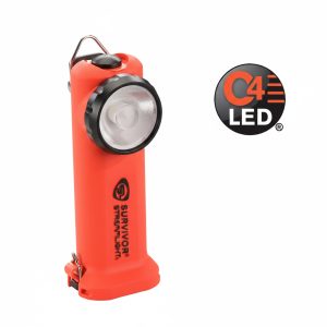 Lanterna Portátil Recarregável Survivor Zona Zero com LED C4 e certificação INMETRO para uso em áreas explosivas.