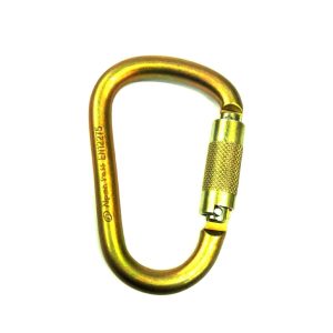 Mosquetão Aço HMS Hamelint Automática 35 kN dourado