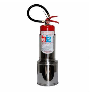 Suporte Extintor Torre Grande Aço Inox