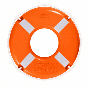Boia Circular Classe II 50cm com Refletivo homologada pela Marinha do Brasil para salvamento aquático