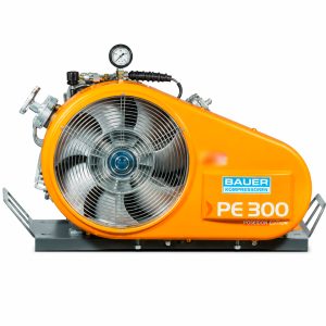 Compressor Modelo PE300-TE Bauer Poseidon Edition para enchimento de cilindros de ar respirável até 300 bar