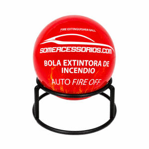 Bola Extintora Fireball 1,3 kg com acionamento automático para combate a princípios de incêndio