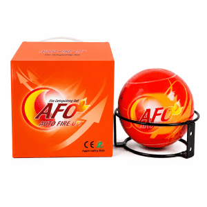 Bola Extintora Fireball 1,3 kg com acionamento automático para combate a princípios de incêndio