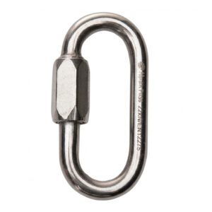Malha Rápida Oval Aço 8 mm 22 kN em aço zincado