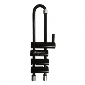Rack Freio Descensor Aço Resgate 40 kN com quatro barretes